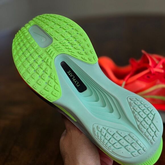 Nike Zoom Fly 6 Bright Crimson Lime Blast Running Shoes LE FN8455-601 Women’s 7 - Picture 15 of 16